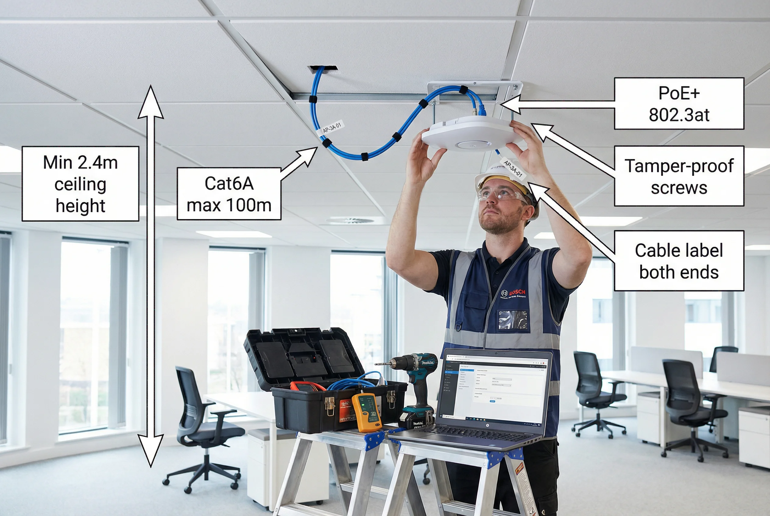 AP Installation Requirements - Professional Ceiling Mount