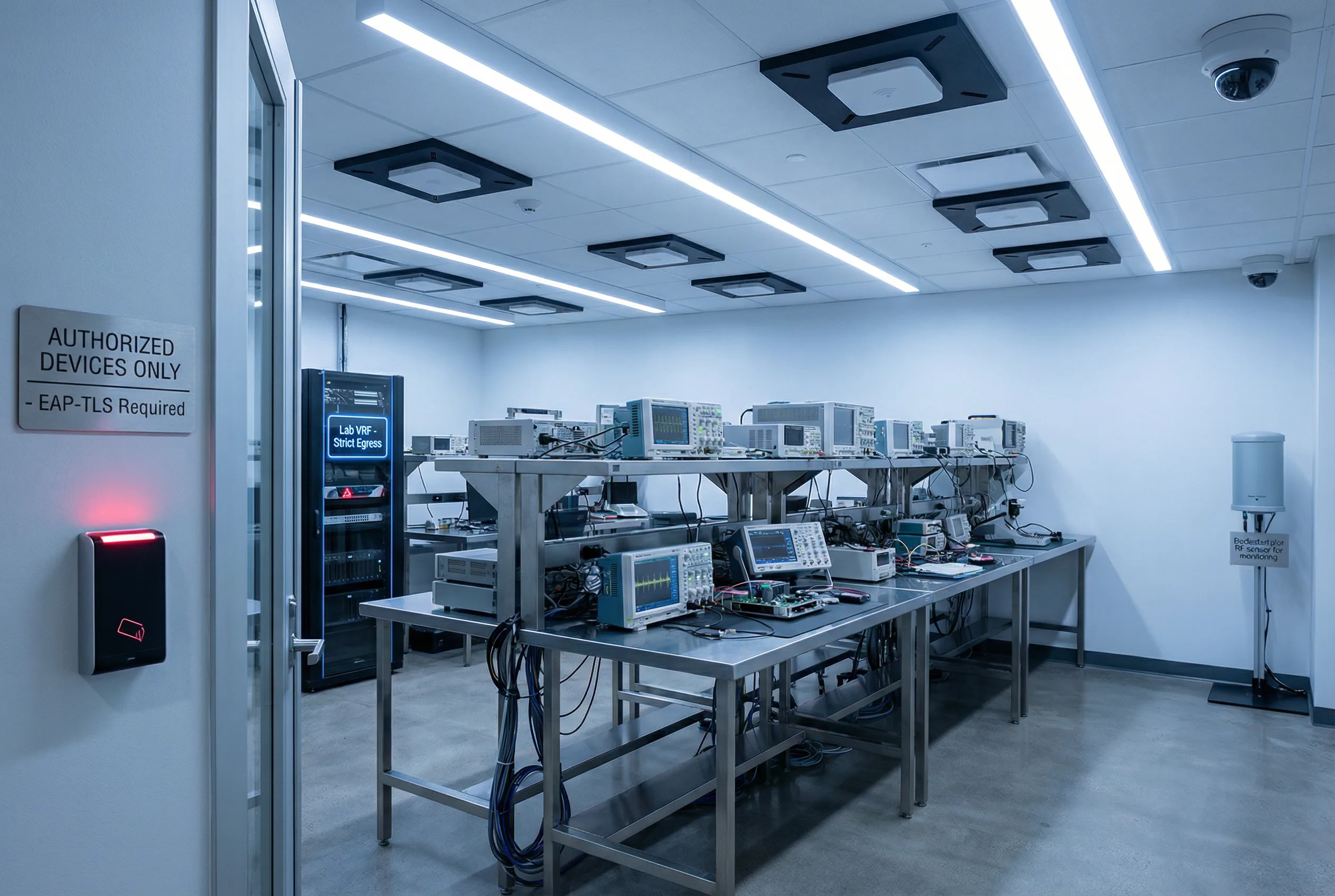 R&D Laboratory Wi-Fi Security Deployment