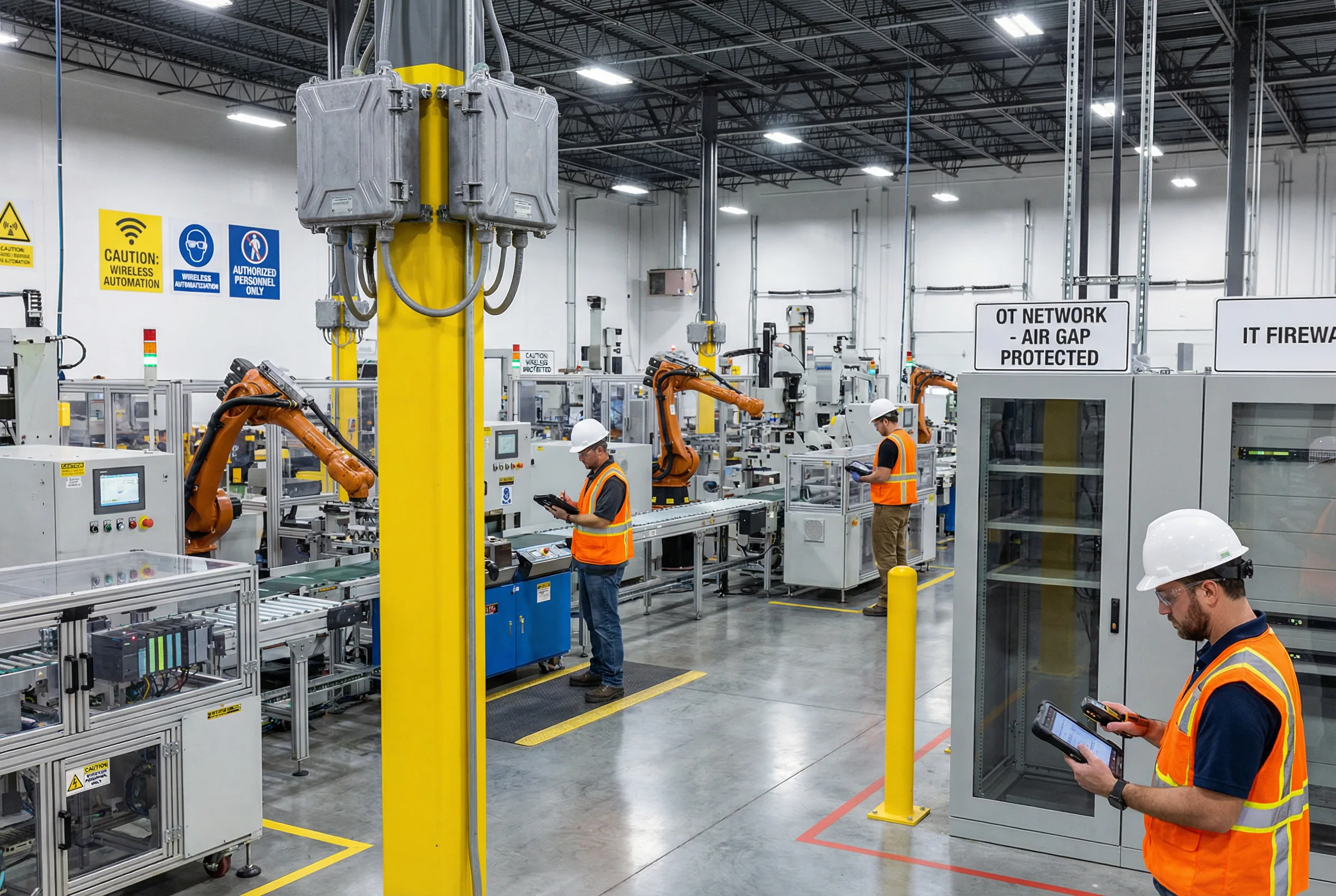 Manufacturing Plant Wi-Fi Security Deployment